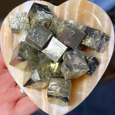 Natural Pyrite Rough Stones Mineral Specimen Collection Home Decor